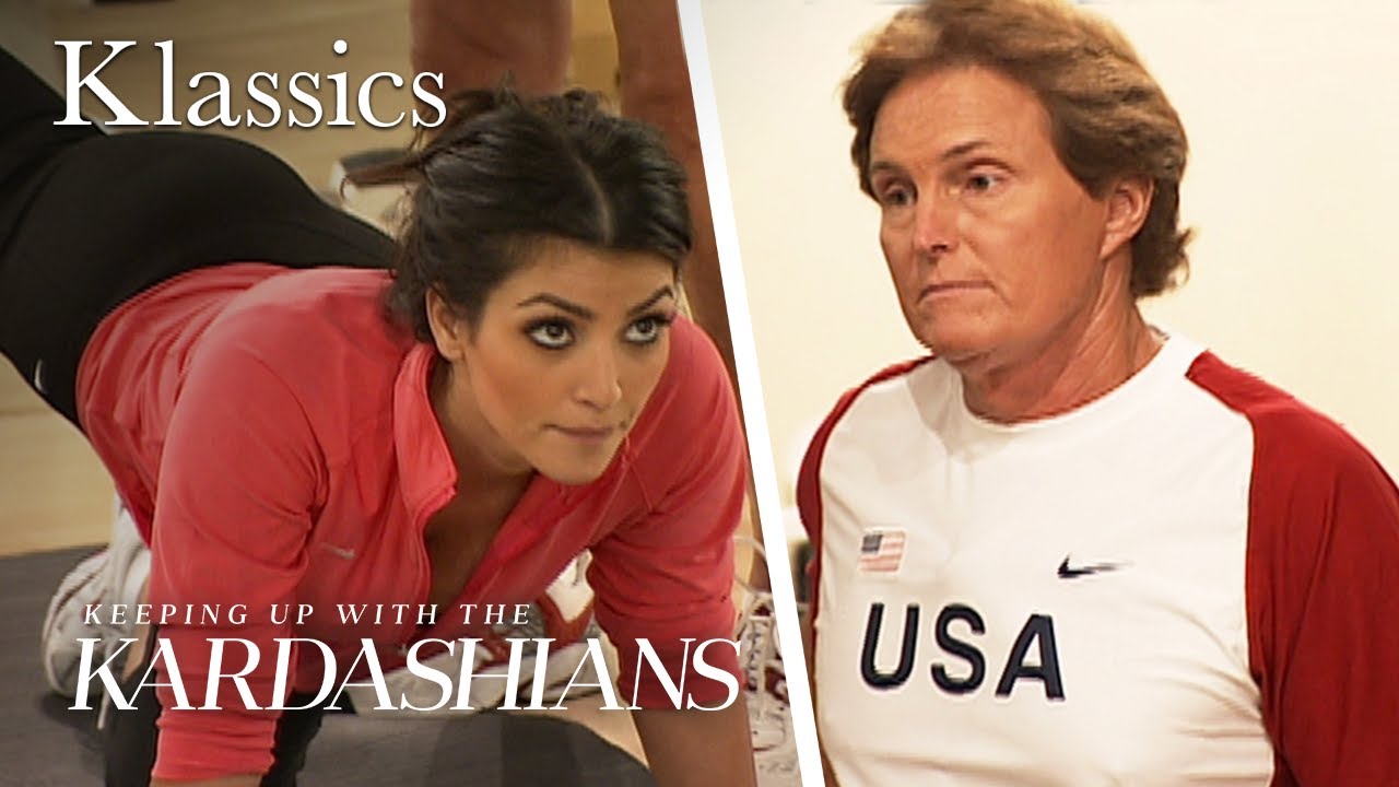 Bruce Jenner Trains Kim Kardashian for 