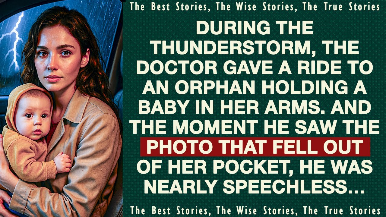 When the doctor saw the photo that had fallen from the woman&rsquo;s pocket, he was left speechless