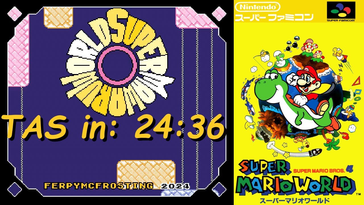 [TAS] Super Mawaru World (SMW Hack) in 24:36