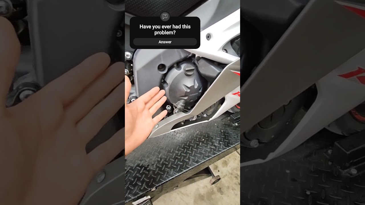 R6 Won't move in any gear 🤔 #shortsvideo #youtubeshorts #youtuber #motorcycle