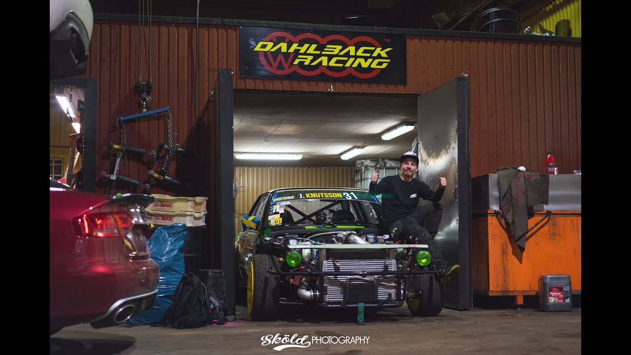 Jonas Knutsson Drifting boosted E30 LS1 - dyno day