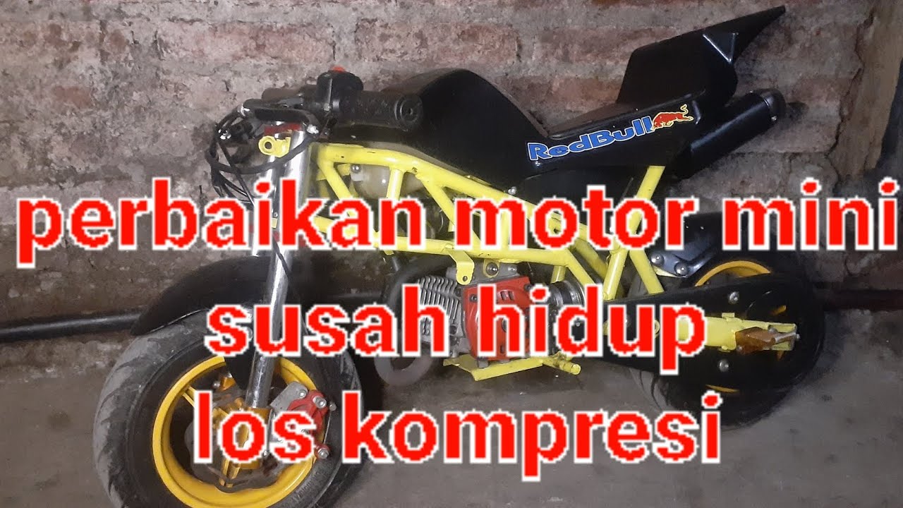 perbaiki motor mini susah hidup los kompresi #motormini #minigp #lenkaminigp