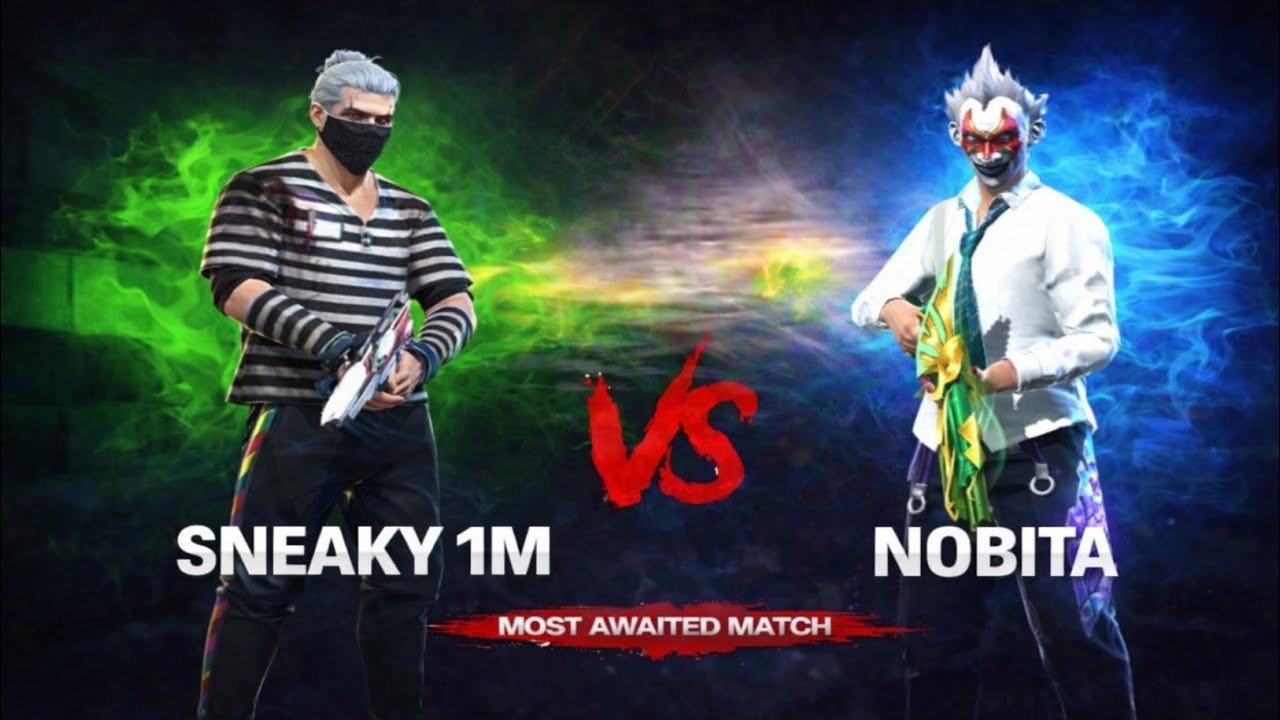 SNEAKY 1M 🆚 NOBITA BHAI 😱 | 1v1 CUSTOM ROOM CLASH 🔥 | WHO IS REAL PRO IN FREE FIRE? 💥 #Sneakyy_1m 