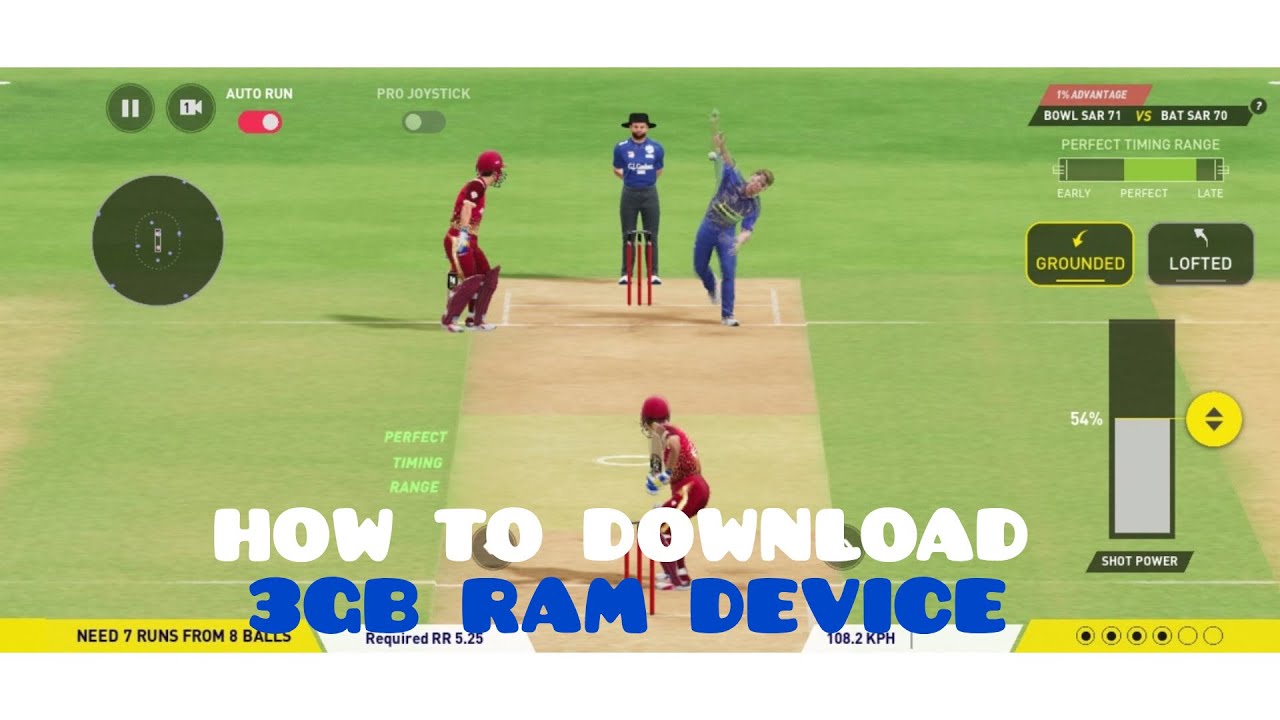 Dream cricket 25 ko 3gb Ram device me kaise download Karine new trick Full review this video