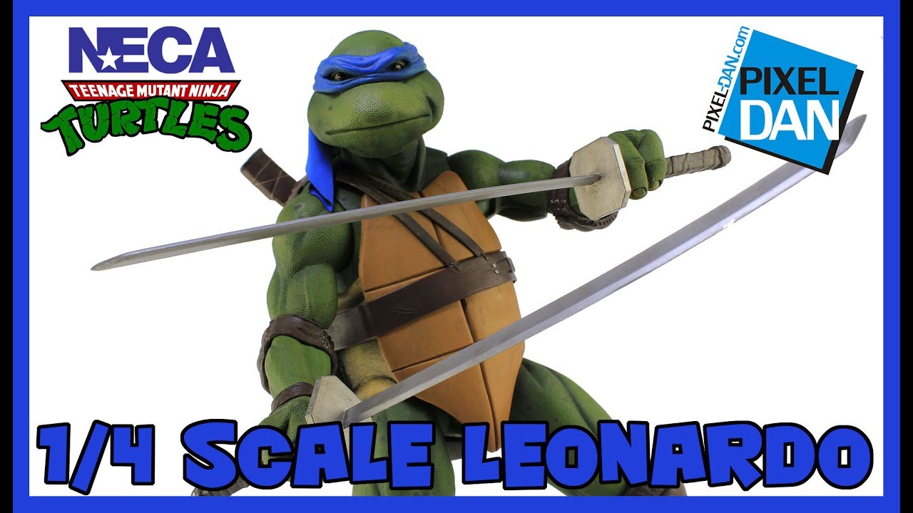 Видеообзор фигурки Леонардо NECA Toys Teenage Mutant Ninja Turtles в масштабе 1/4