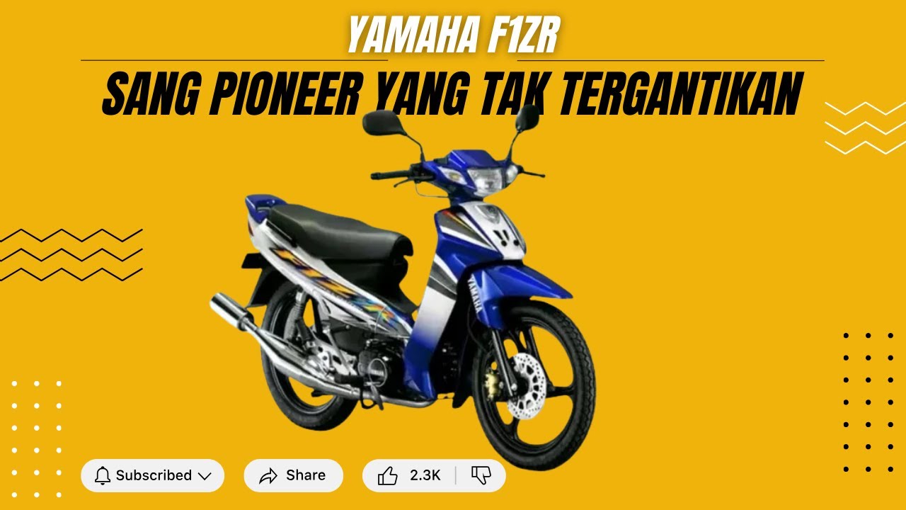 Yamaha F1ZR - Sang Pioneer! Rahasia di Balik Asap Wangi dan Kejayaan Underbone