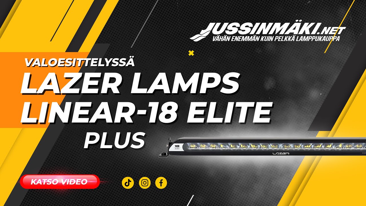 Esittelyss&auml; Lazer Linear-18 ELITE Plus lis&auml;valo