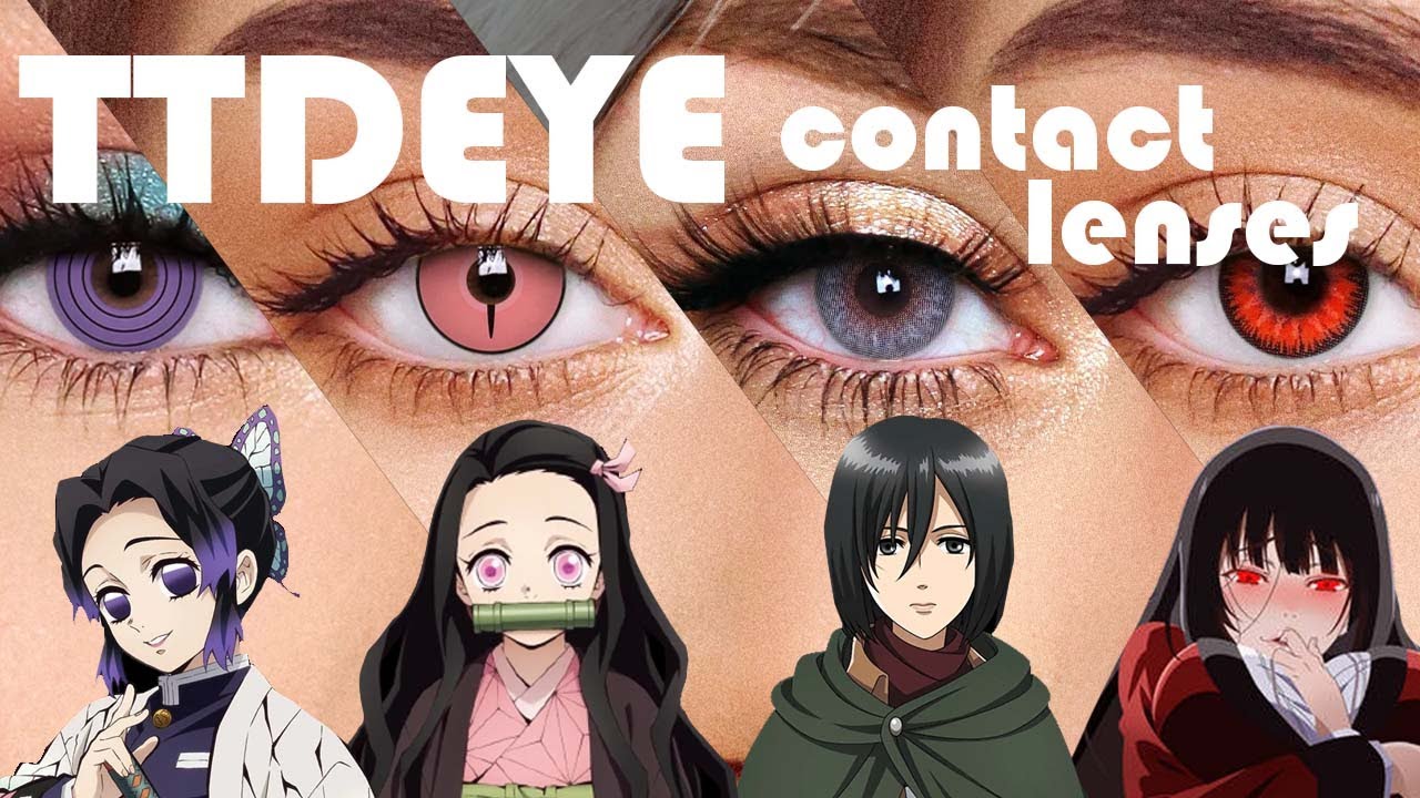 TTDEYE Halloween Contact Lens Review (ANIME/DEMON SLAYER)