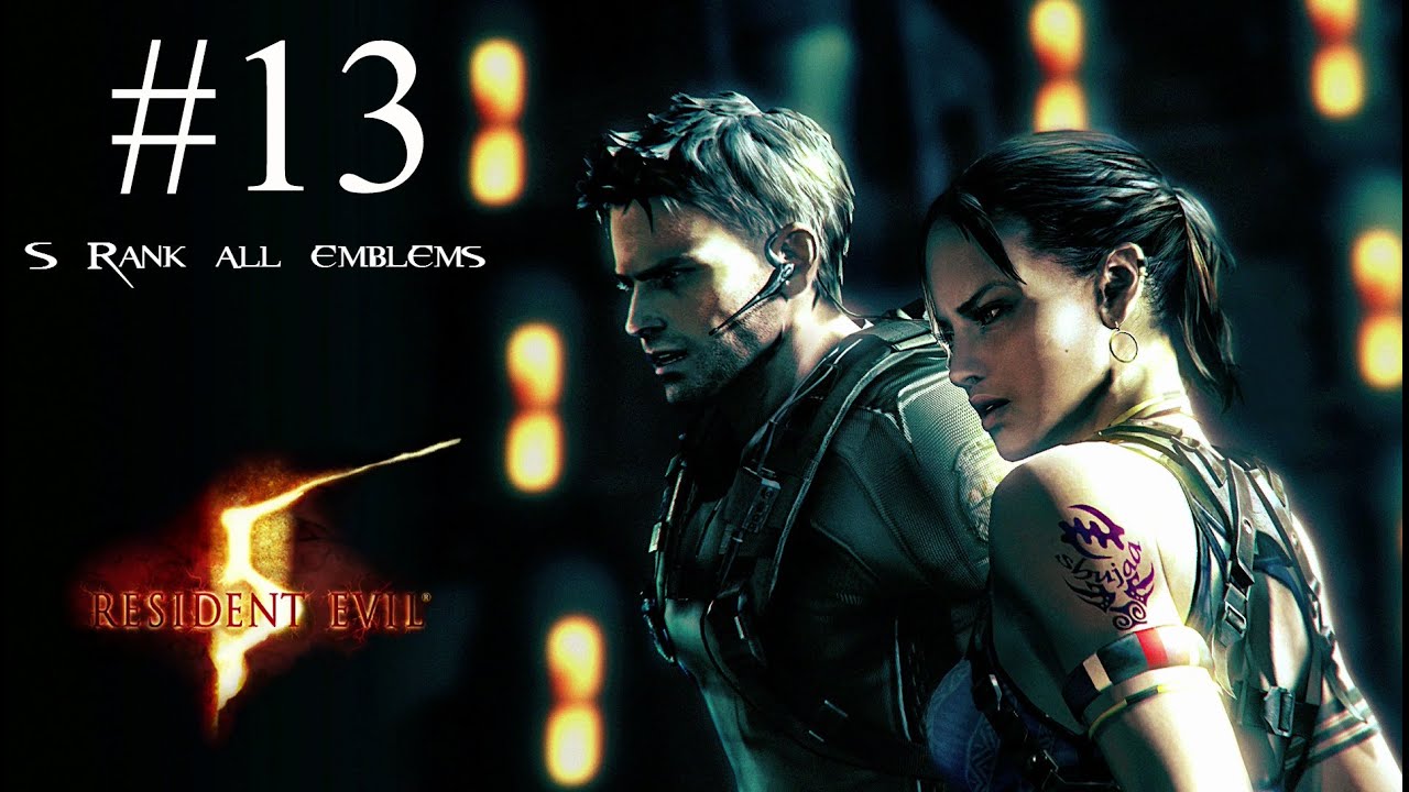 Resident Evil 5 Remastered S-Rank Walkthrough Part 13 - Chapter 5-3: Uroboros Research Facility