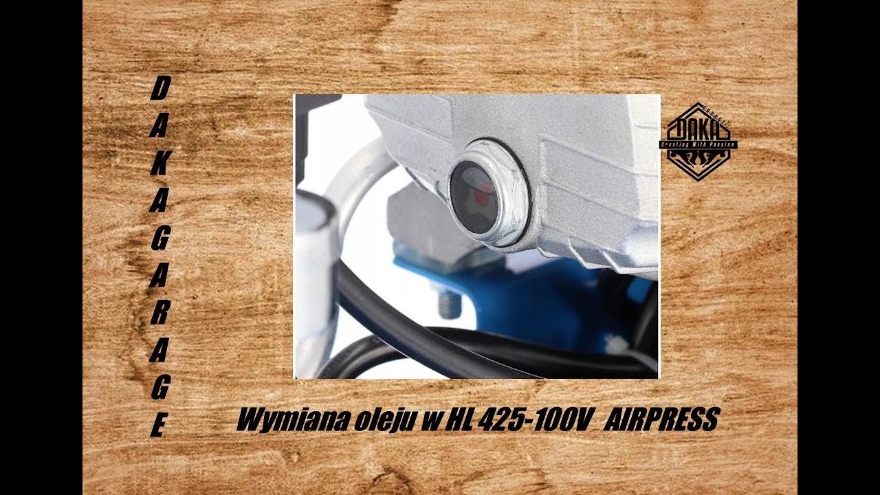 061 Wymiana oleju w kompresorze HL 425-100V AIRPRESS
