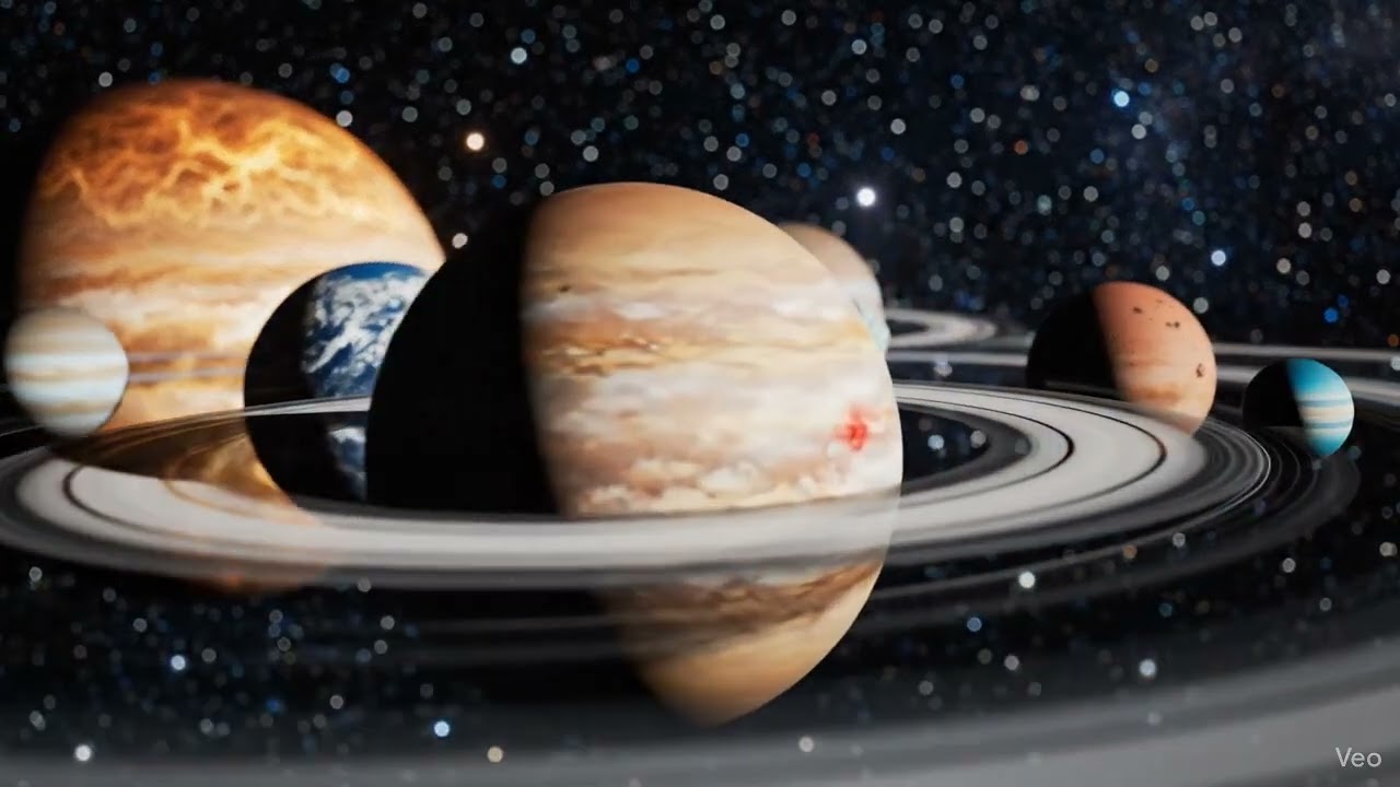 Solar System Tilt Shift Video