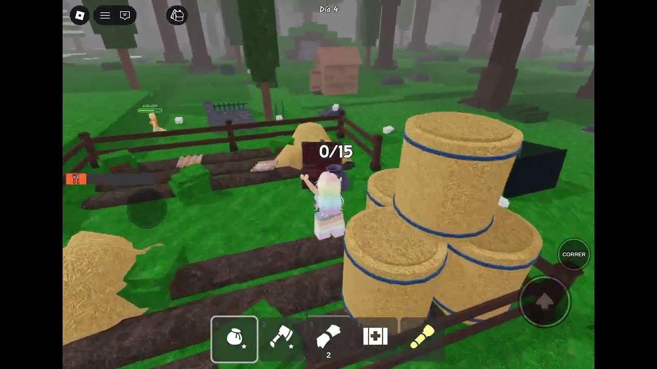 Sube un video de 99 noches en el bosque y no logro sobrevivir. Tantas noches.