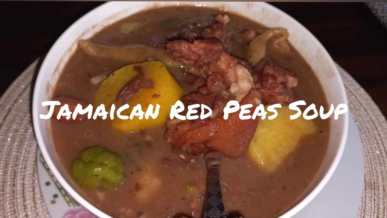 Eat With Me: Jamaican Red Peas Soup