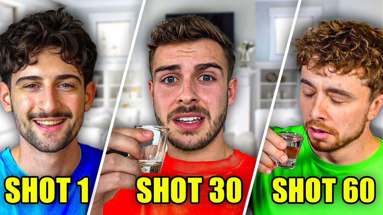We Took 1 Shot Every Minute for 1 Hour