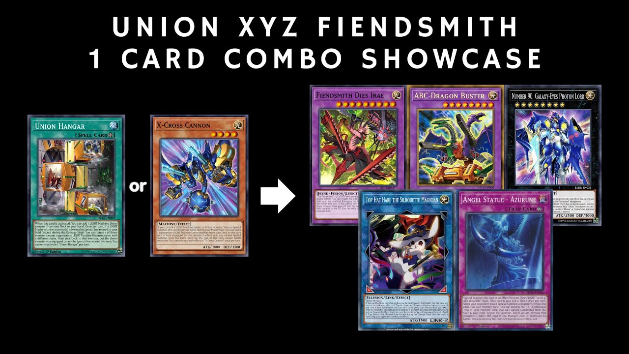 [Yugioh OCG] Union XYZ Fiendsmith 1 Card Combo Showcase | XYZユニオン