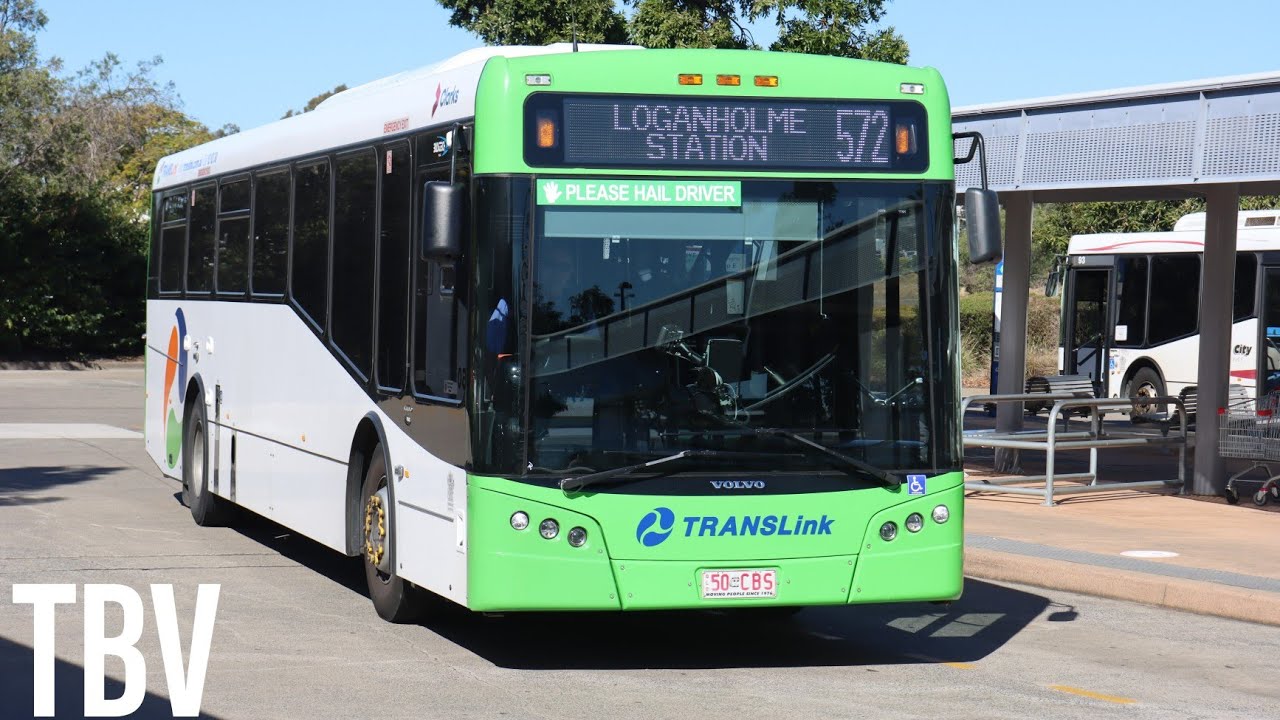 SEQ, AU: 572 OB: Springwood Bus Station (Platform 1) to Loganholme Station via Chatswood Road