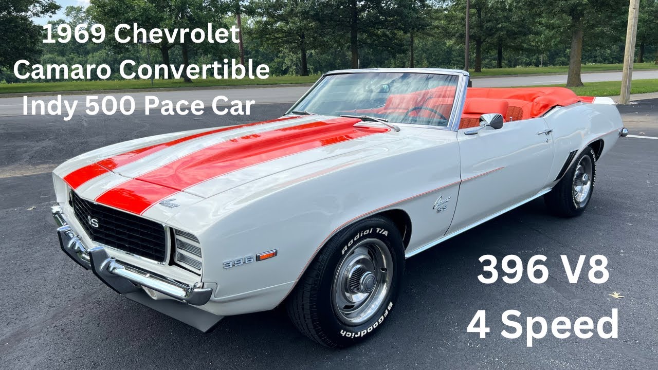 1969 Chevrolet Camaro Convertible Indy 500 Pace Car 396 V8