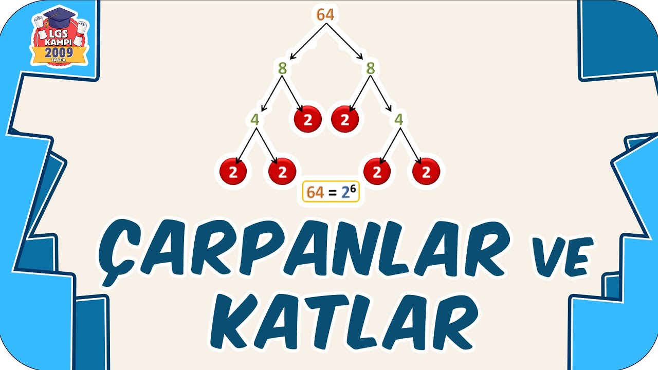 YENİ NESİL SORULARLA MATEMATİK 📘 Çarpanlar ve Katlar 🧮 8. Sınıf Matematik #2023LGS