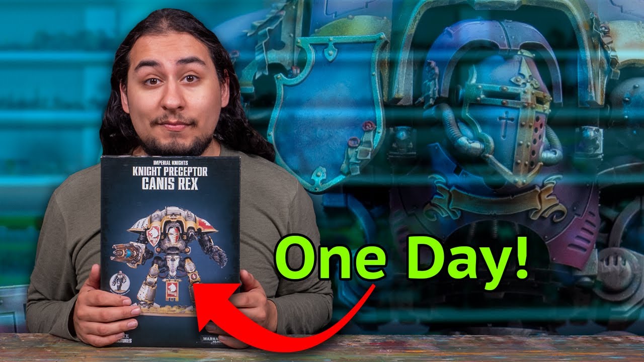 Can I COMPLETE a 40k Knight in Under 24 Hours?