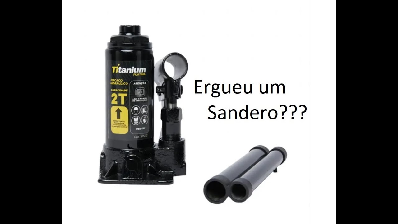 Macaco hidráulico 2T Titanium garrafa - Review e dicas de uso!