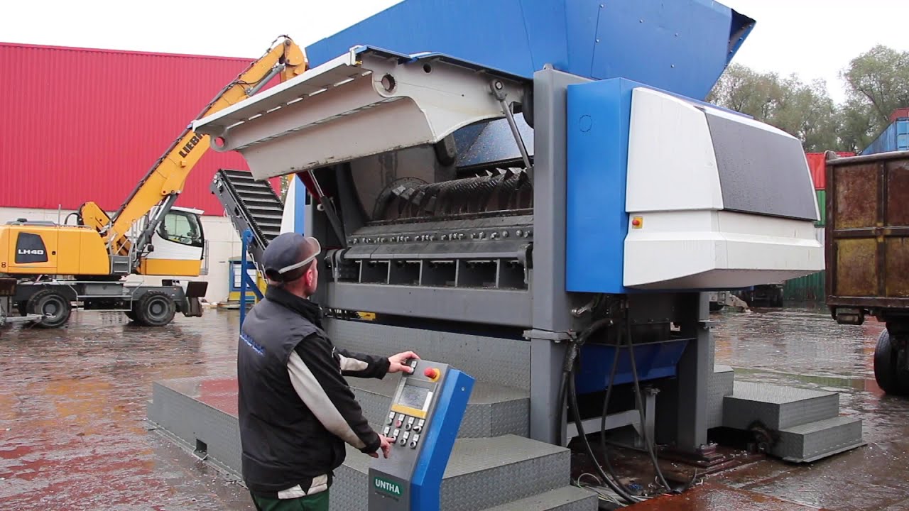UNTHA XR shredding metal to achieve maximum recyclate yield | Metal scrap shredding | UNTHA UK