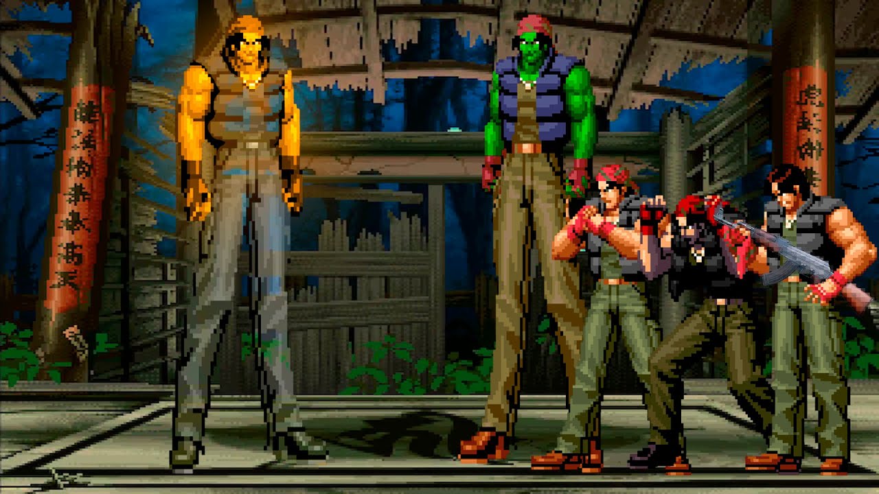 [KOF Mugen] New Nuclear Soldier vs Ralf Jones Team