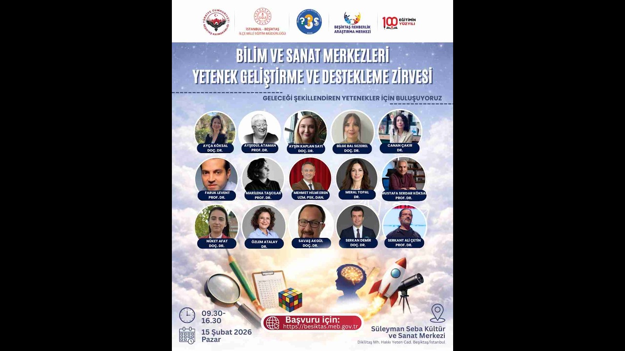 BİLİM SANAT MERKEZLERİ YETENEK GELİŞTİRME VE DESTEKLEME ZİRVESİ