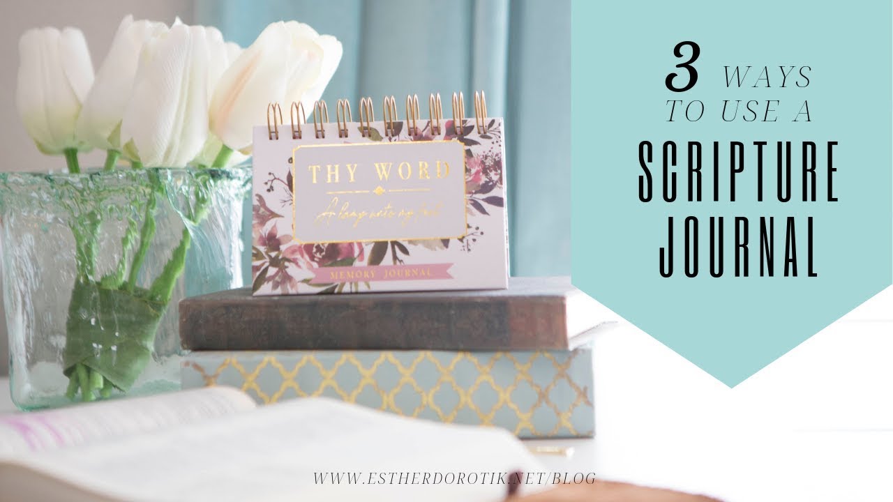 How to set up a Scripture memory journal