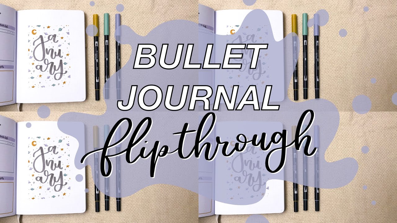 BULLET JOURNAL FLIPTHROUGH | Custom Bullet Journal Flip through #53 | 2022 bullet journal setup