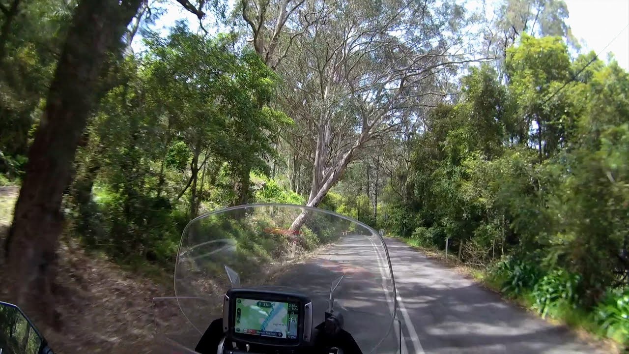 Riding the Wiseman Ferry on a Suzuki DL1050XT