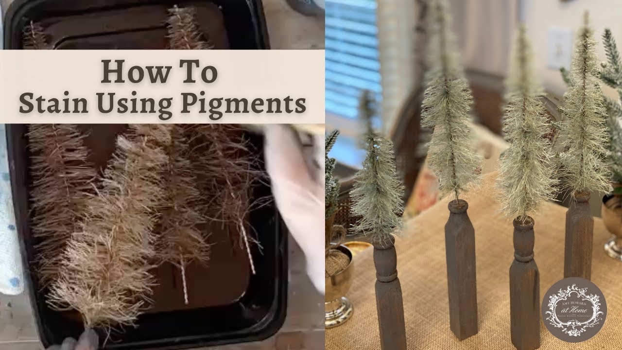 Staining With Pigment Powders | Holiday Decor