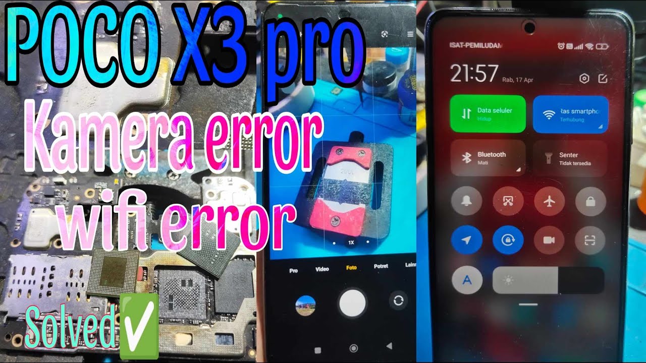 Poco x3 pro kamera error wifi error #smartphone #teknisimuda #borneoflasher #teknisindeso #teknisihp