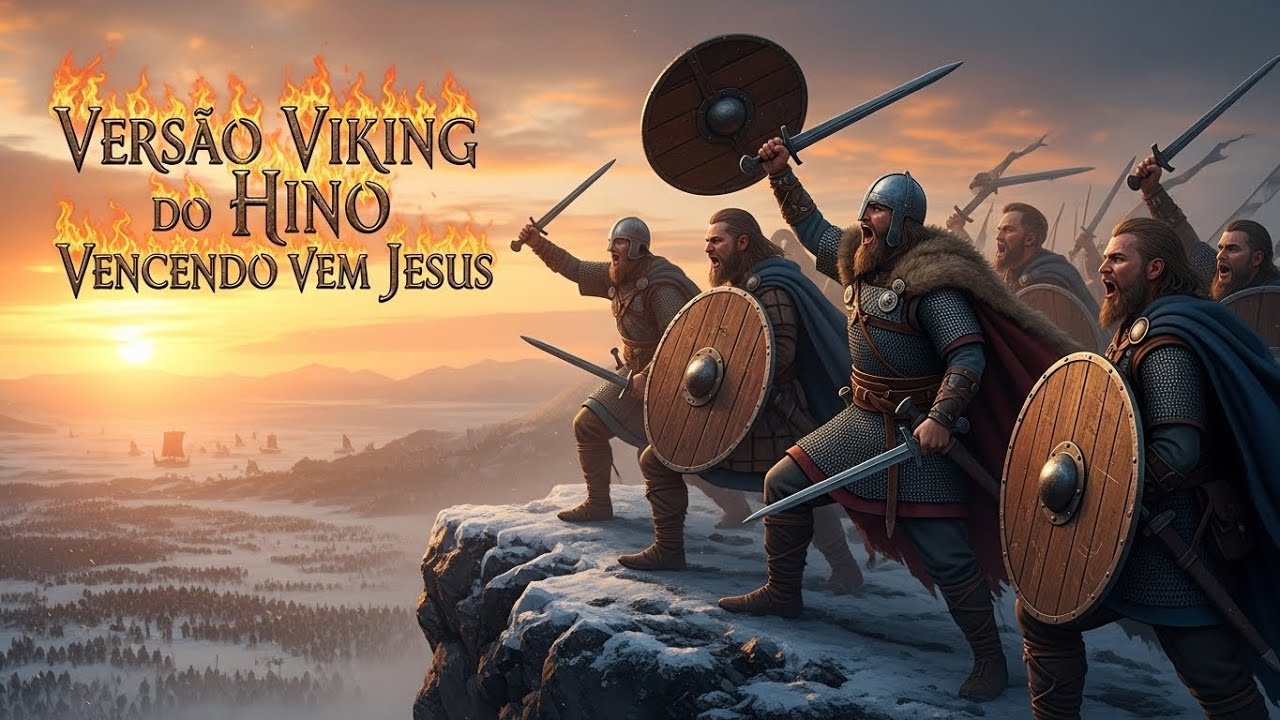 Vencendo Vem Jesus - Música Gospel  Cover | Épico Nordico Viking