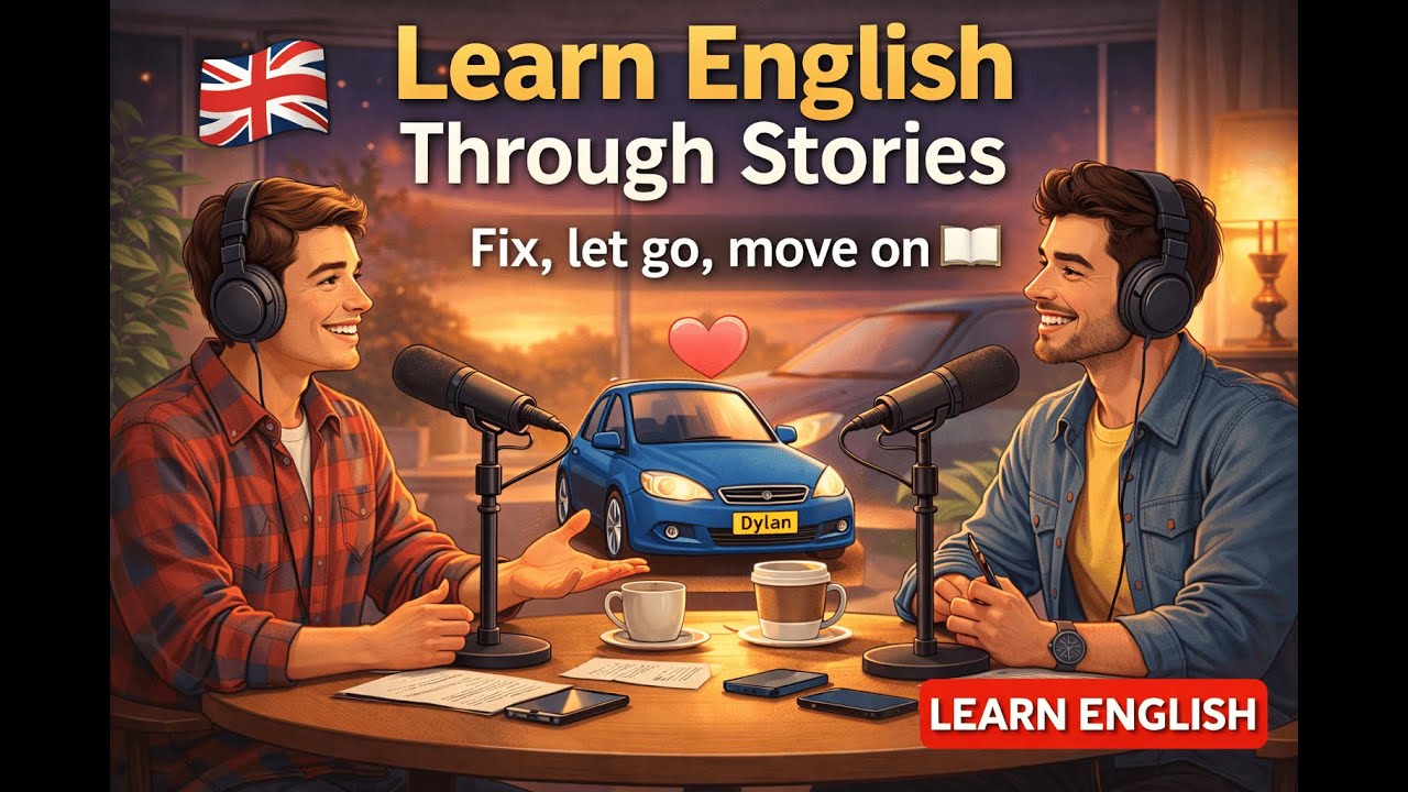 Learn English through stories: a life lesson about fixing, letting go, and moving on. #englishstory