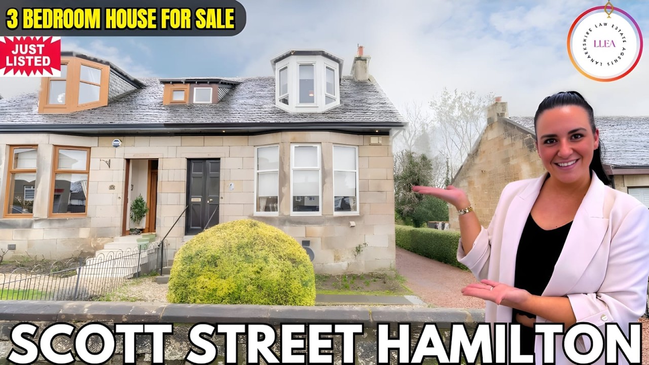 3 Bedroom Semi Detached House for Sale in Hamilton | Scott Street Full Property Tour