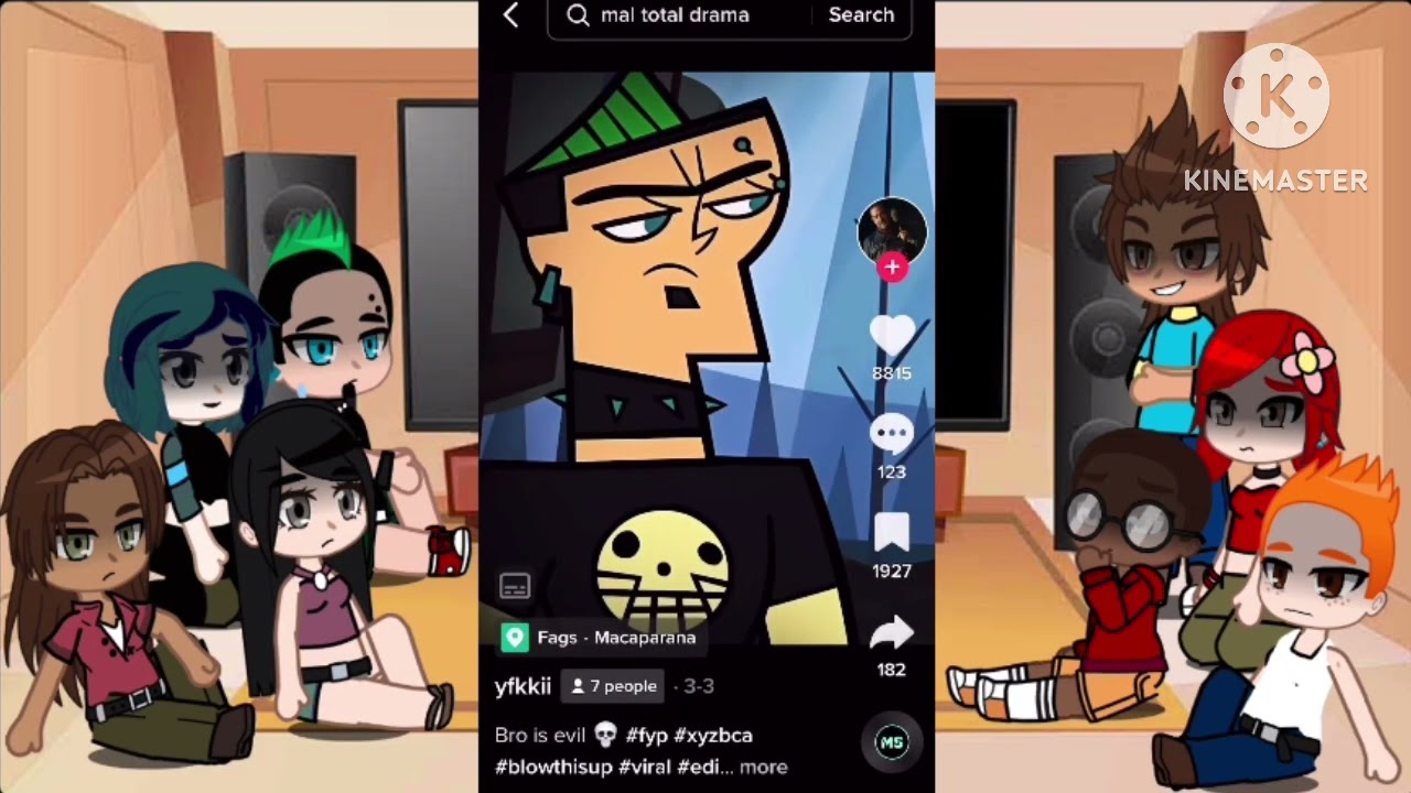 Total drama react to Mal😩❤️