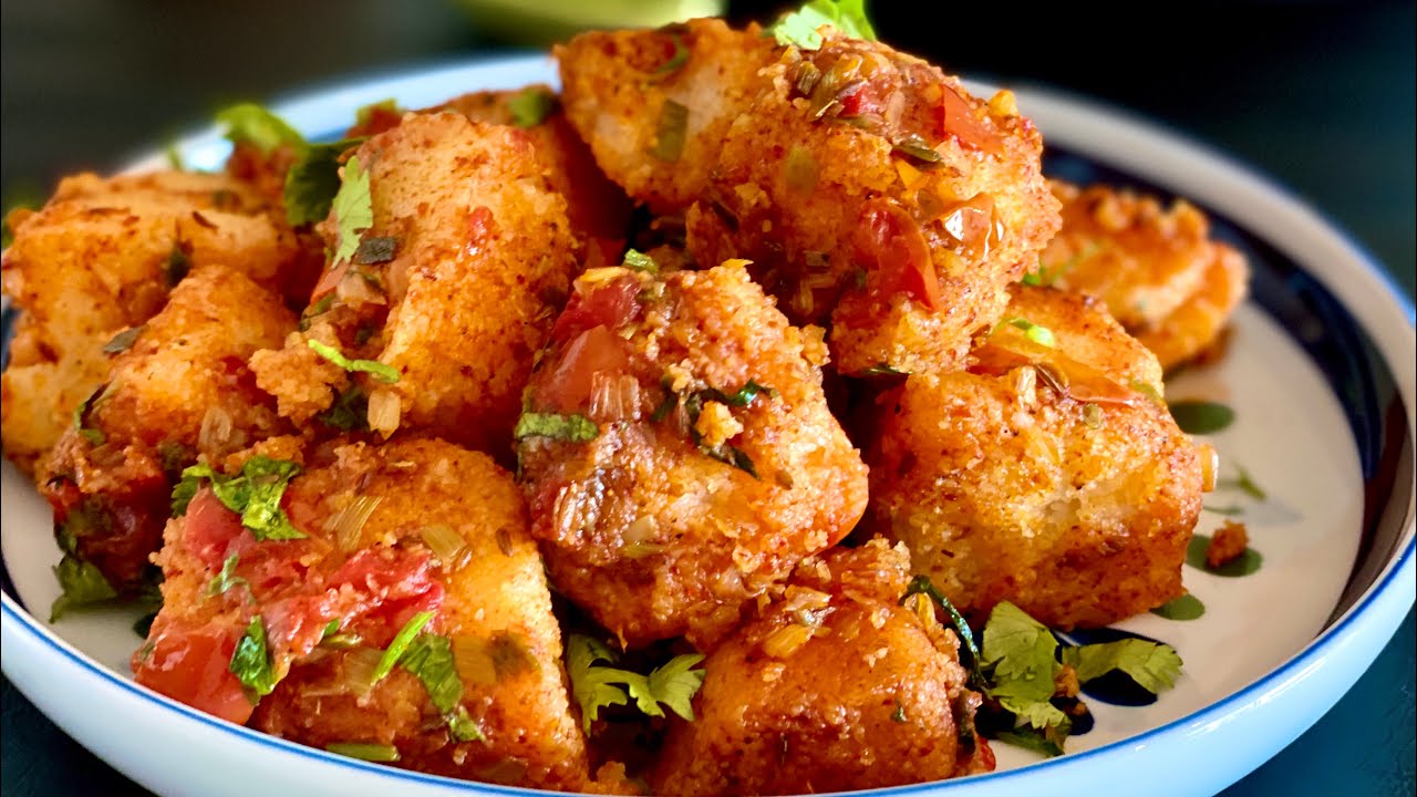 चटाकेदार पाव भाजी और सूजी ढोकला का फ़्यूज़न रेसिपी - Pav Bhaji Masala Suji Dhokla | शेफ़ मेघना