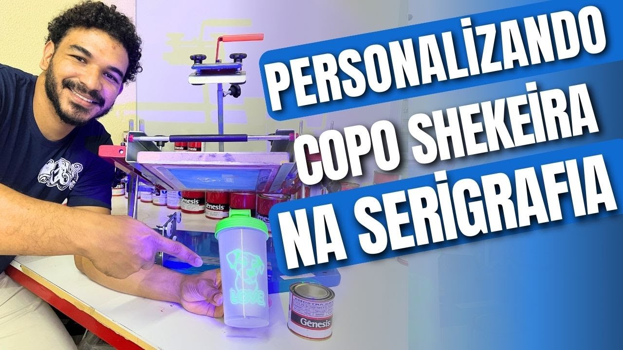 COMO PERSONALIZANDO COPO Shaker -  (shekeira) NA SC 160SILK CILÍNDRICA Silksmaq