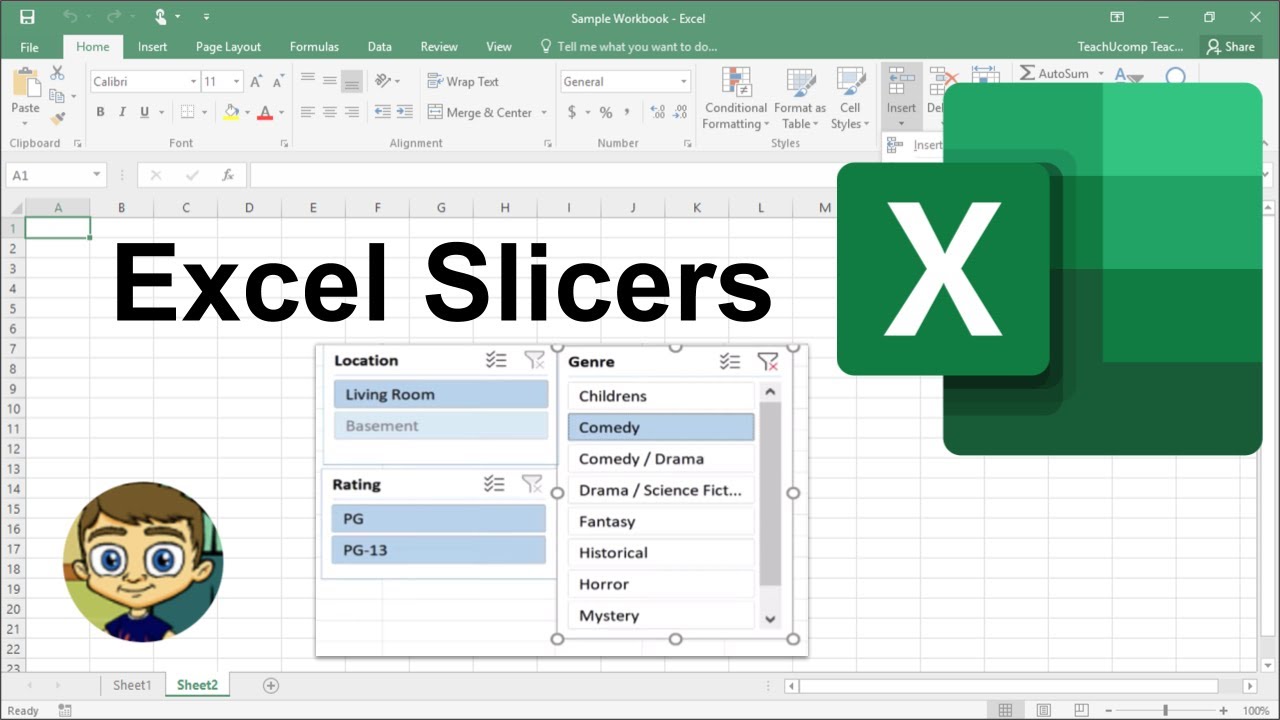Using Excel Slicers to Filter Data