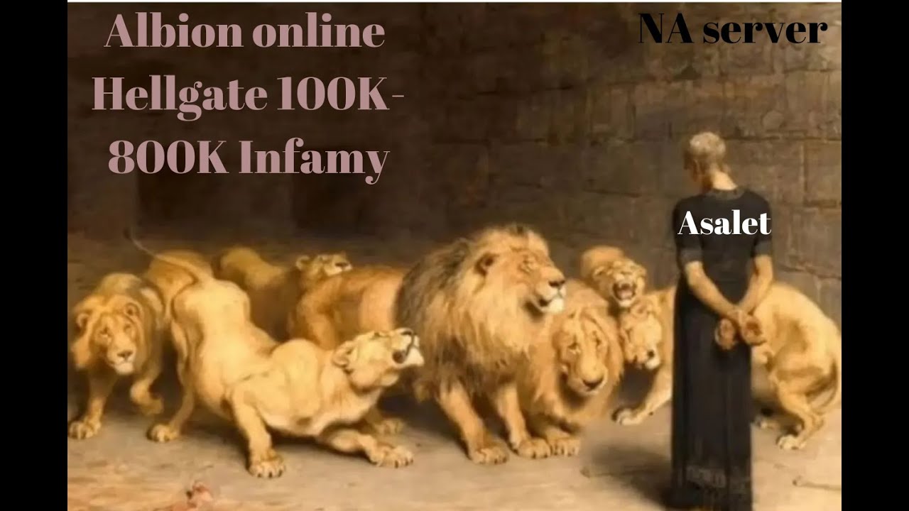 Albion online l hellgate is easy on your NA server l 100k-800k Infamy