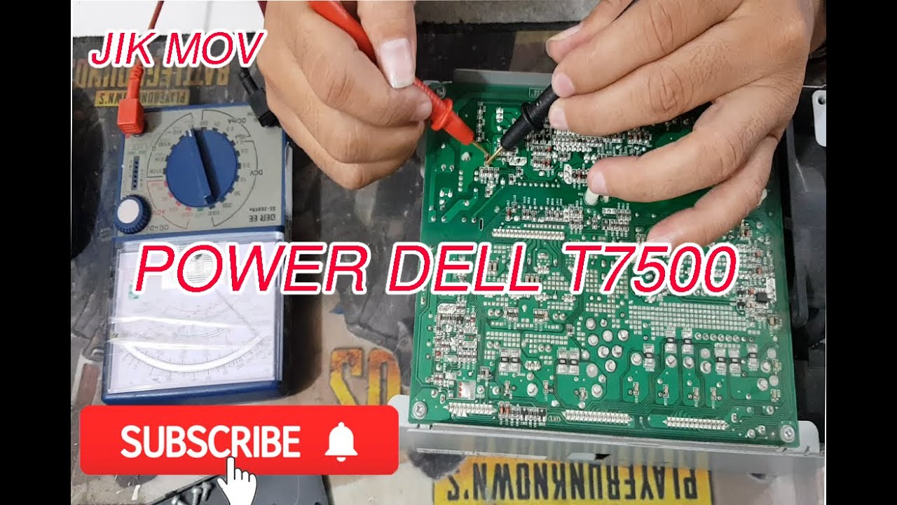 How To Fix Power Supply Dell T7500 DEll Precision T7500 Desktop Workstation TEL017617375/010403168