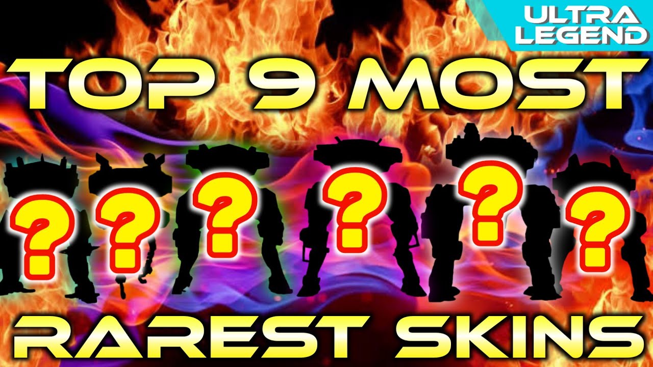 Top 9 Most Rarest Skins of Mech Arena #mecharena #viral