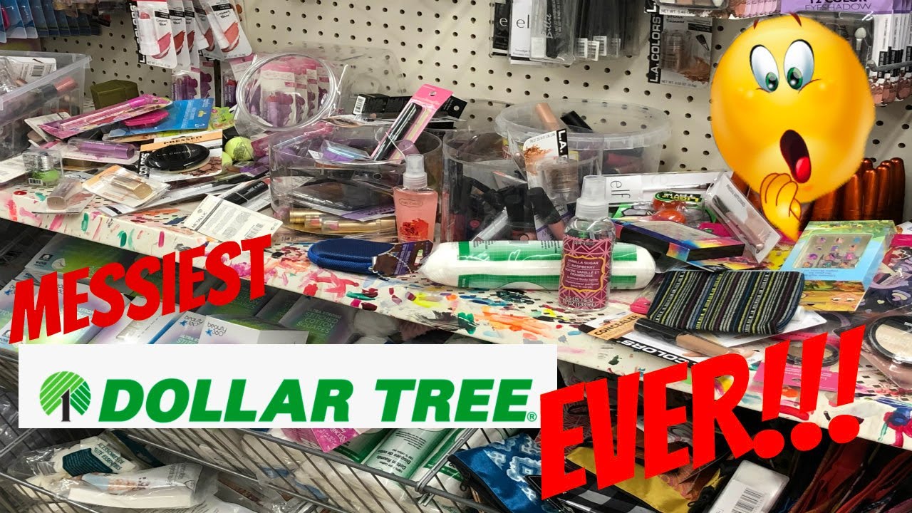 MESSIEST DOLLAR TREE EVER!!! Dollar Tree shopping in a mess! MUST WATCH!!