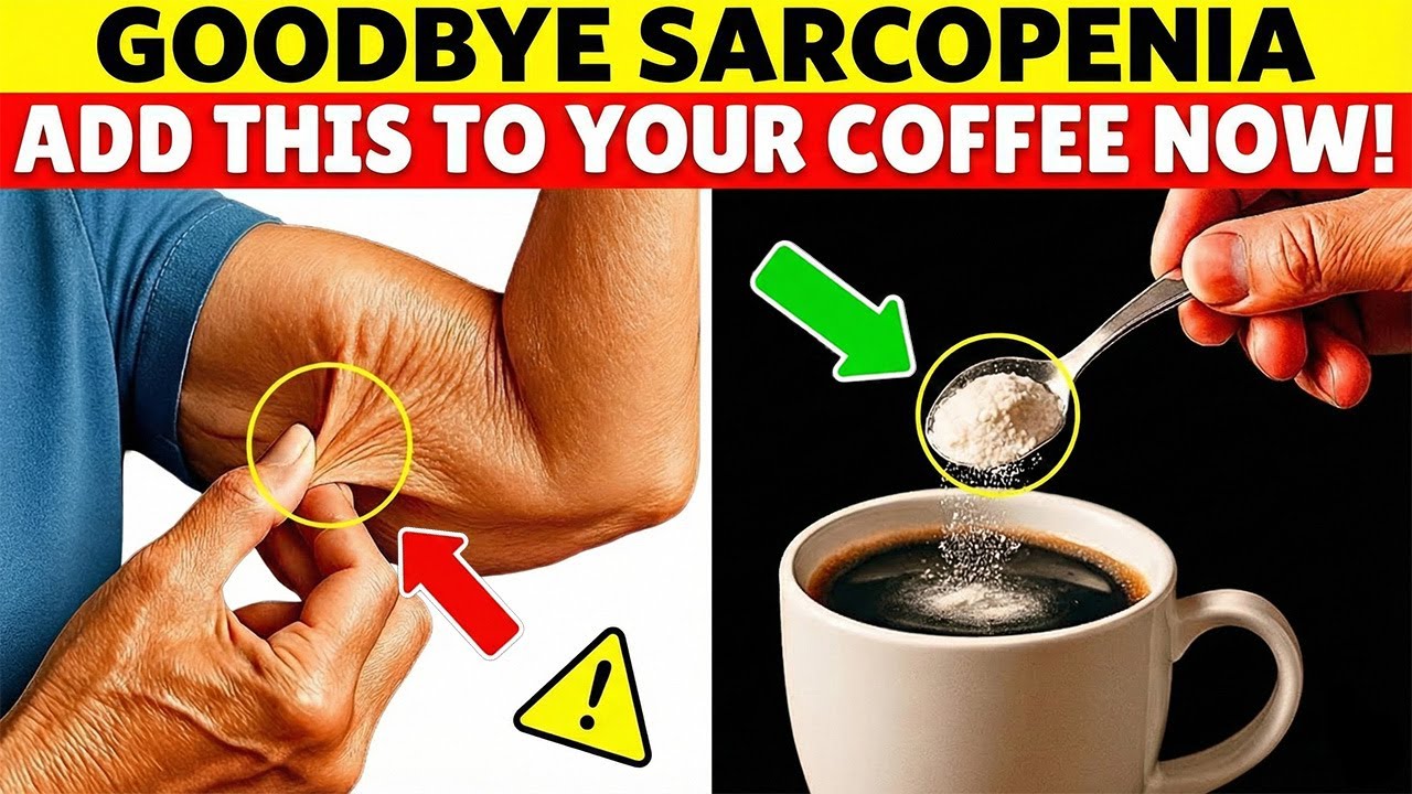 Over 60? Add THIS to Your COFFEE to STOP Muscle Loss & FIGHT SARCOPENIA FAST