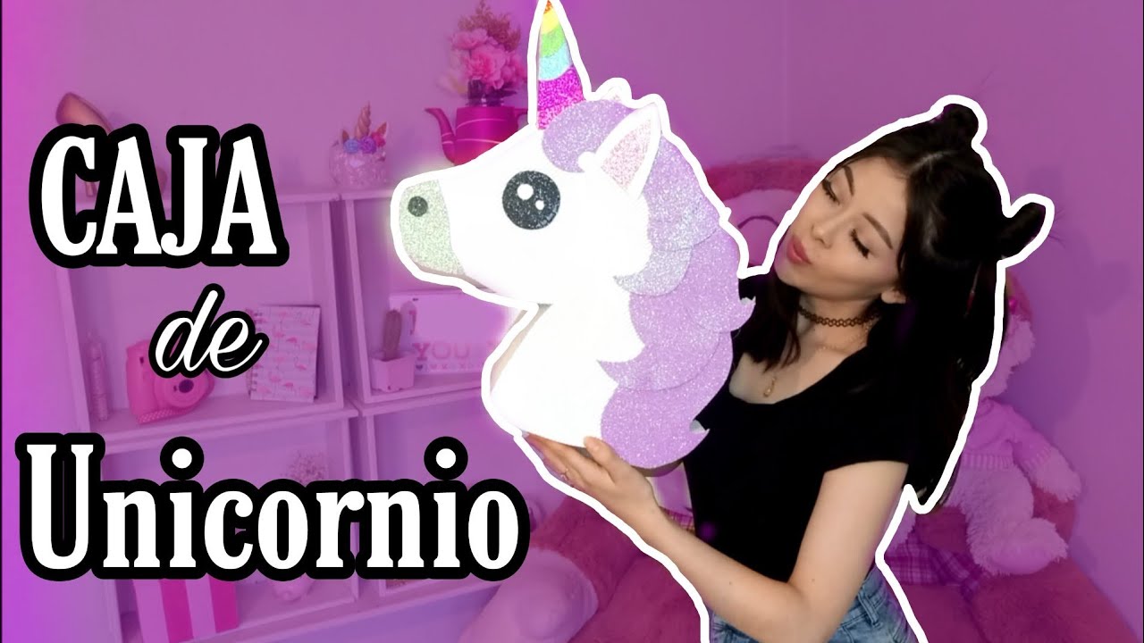 CAJA DE UNICORNIO PARÁ REGALO 🦄 Jackie Zae