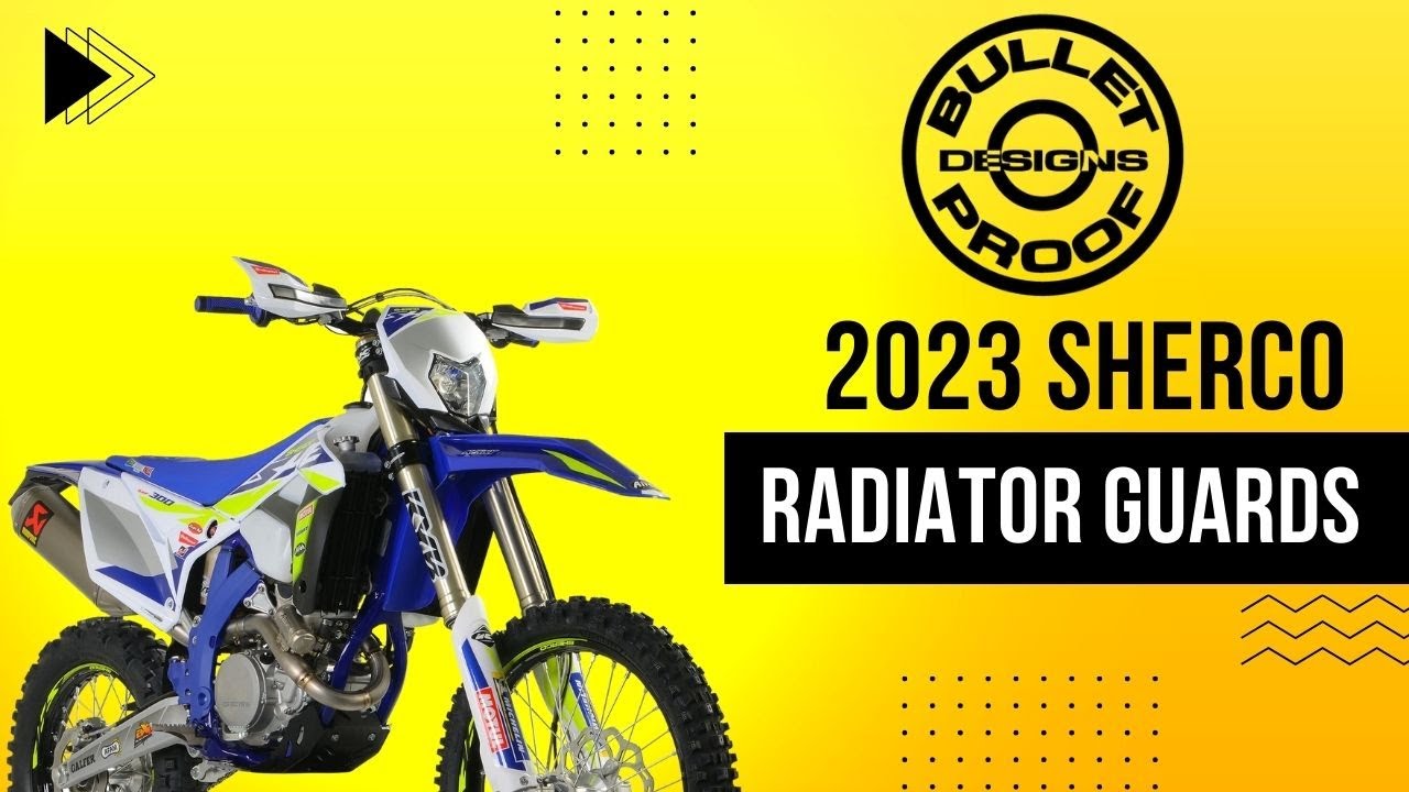 Bullet Proof Designs 2023 Sherco Radiator Guards-product highlight