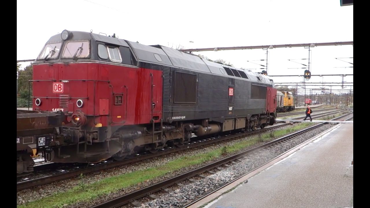 ► Trainspotting in Fredericia, Denmark (DSB, DB, Green Cargo) [05.11.14]
