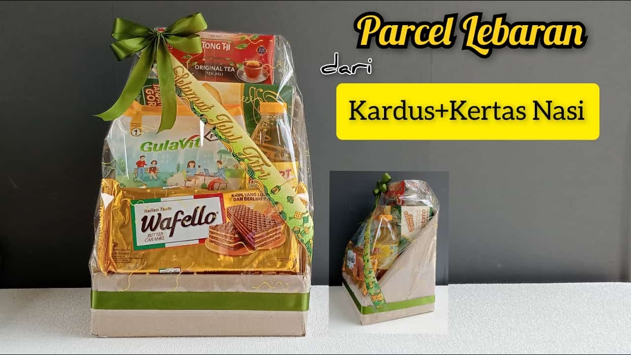 How to Make Eid Hampers from Cardboard l Cara Membuat Parcel Lebaran Dari Kardus