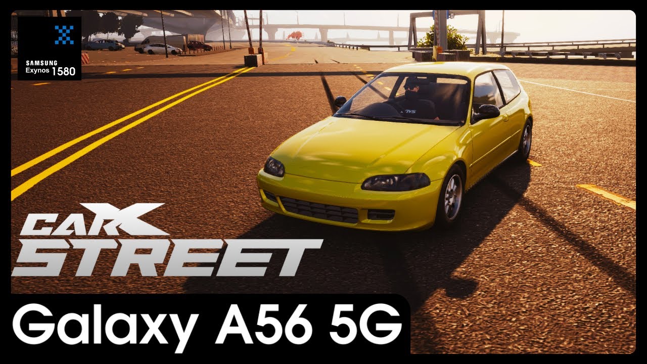 CarX Street | Galaxy A56 | 8/256 | Exynos 1580 | Max VS Low Settings