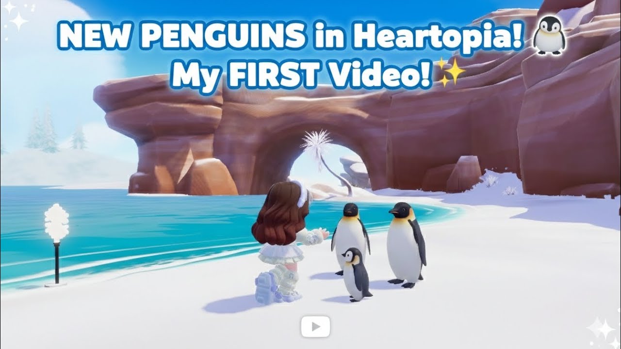 A Cozy Winter Adventure with Penguins in Heartopia 🤍✨